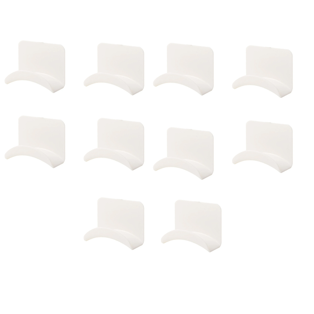1-10PCS Wall Mount Headphone Stand Adhensive Plastic Under Desk Headset Rack Holder Support For Gaming Earphone Bracket