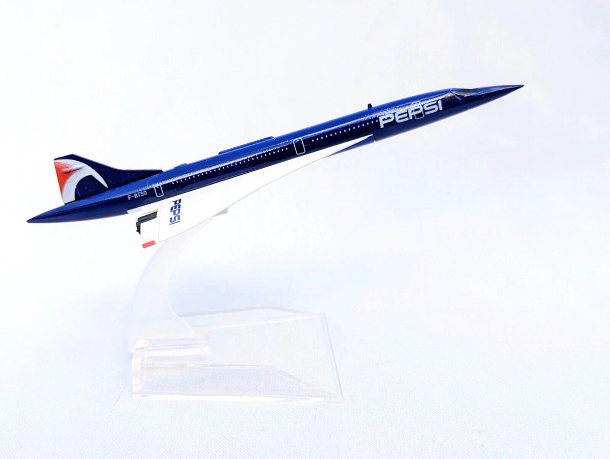 Peps Concorde Diecast Metal Airplane Model 1:400 Scale – 16cm Aircraft Model Plane for Home & Office Decoration