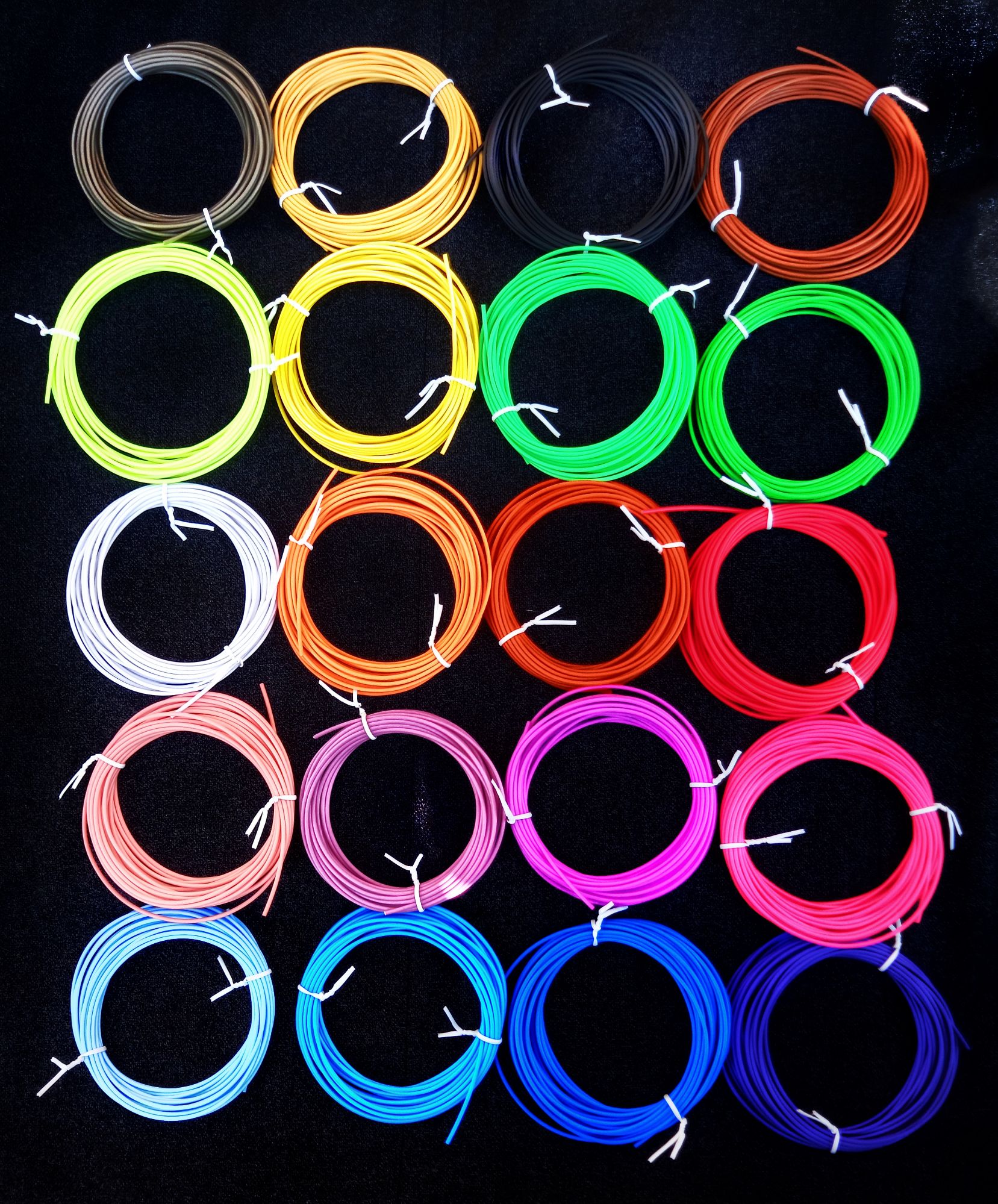 10 Colour 3d Pen Drawing PLA Refill Filament Plastic ink wire Replacement Reload Cartridge string Thread Eco-Friendly Material Flexible Draw in Air sketching cable reload printing material Creativity Variety spectrum