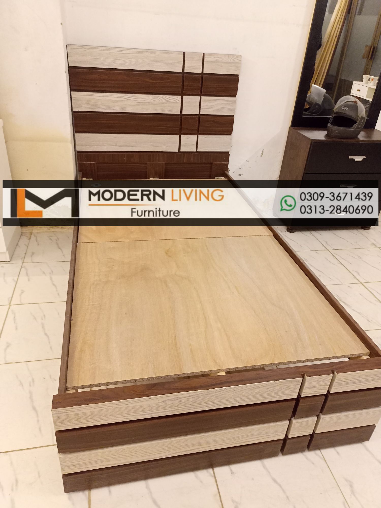 Modern Single bed 4012 Customized