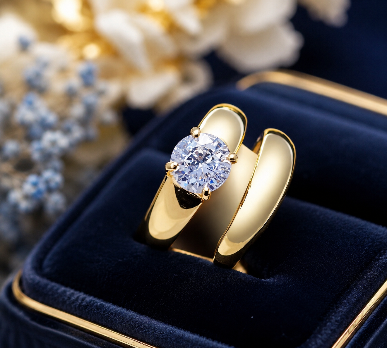 Classic Couple Rings For Men Women  Trendy Wedding Lovers' Ring Gift ring for girls.