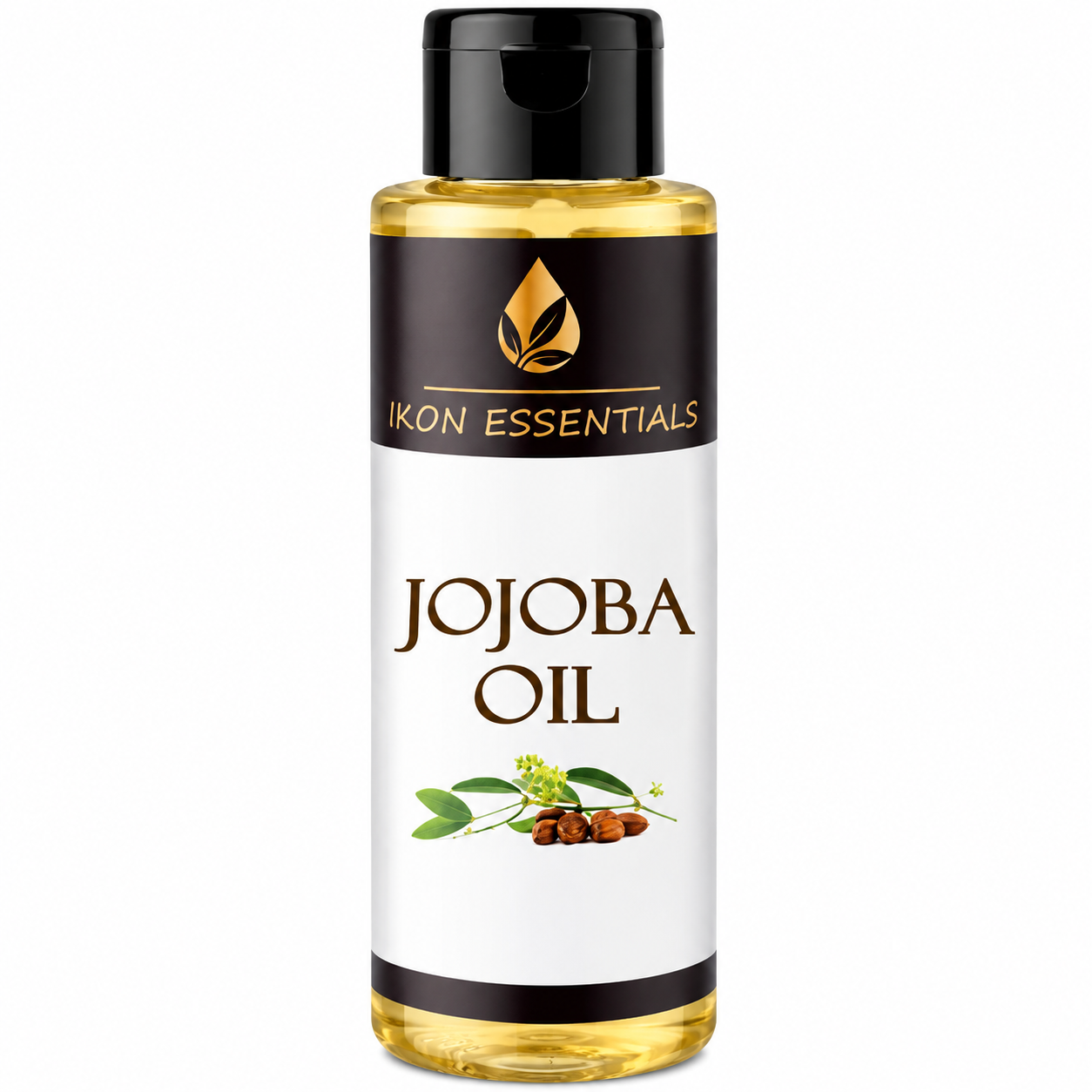 JOJOBA OIL UNAAB IKON ESSENTIALS 50 ML 100 ML 250 ML 450 ML COLD PRESSED PURE AND NATURAL for Men And Women Organic Hair Care - Reduces Hair Fall | Promotes Hair Growth