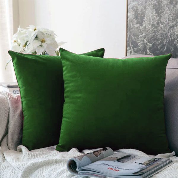Plain Velvet Cushion Cover By ChoiceNow