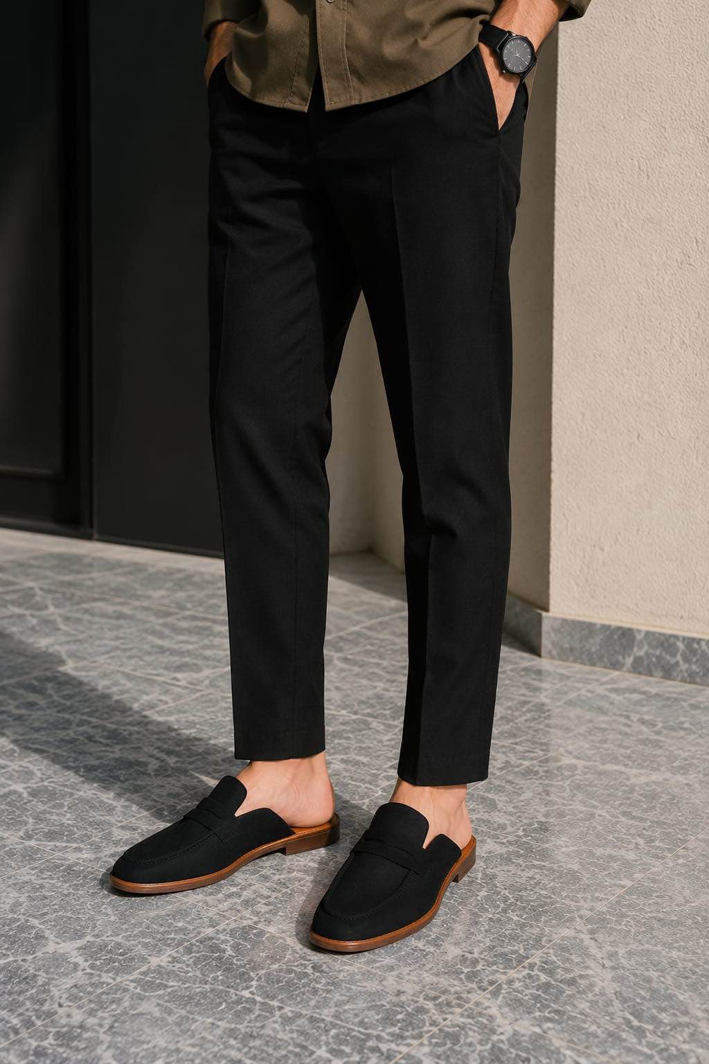 Premium Suede Leather Penny Loafers for Men - Casual Soft Sole Slip-On Shoes 👟