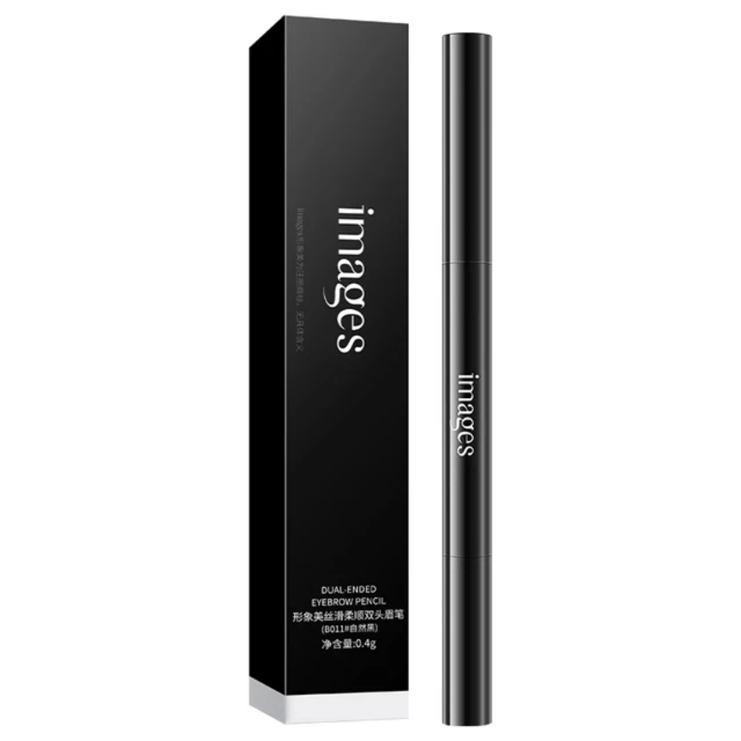 Eyebrow Pencil Double-Ended Waterproof & Sweat-Proof  Long-Lasting Smudge-Proof