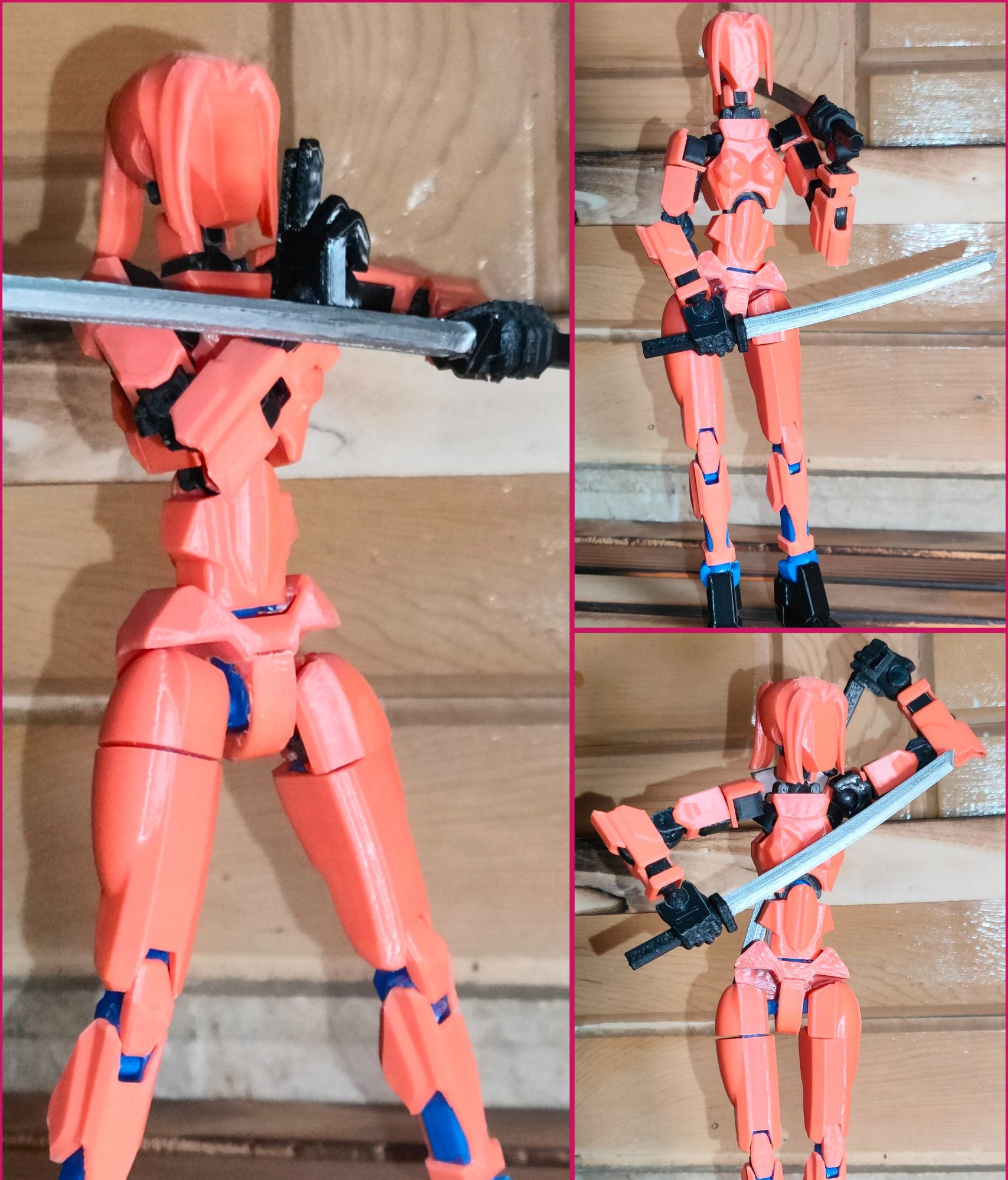 Action Toy Figure Dummy Titan 13 Articulated posable Assembled Large Size