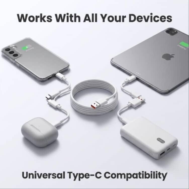 Type C Fast Charging Cable 3A | Data Sync USB-C Charger Wire for Android Samsung Xiaomi Huawei Vivo Oppo