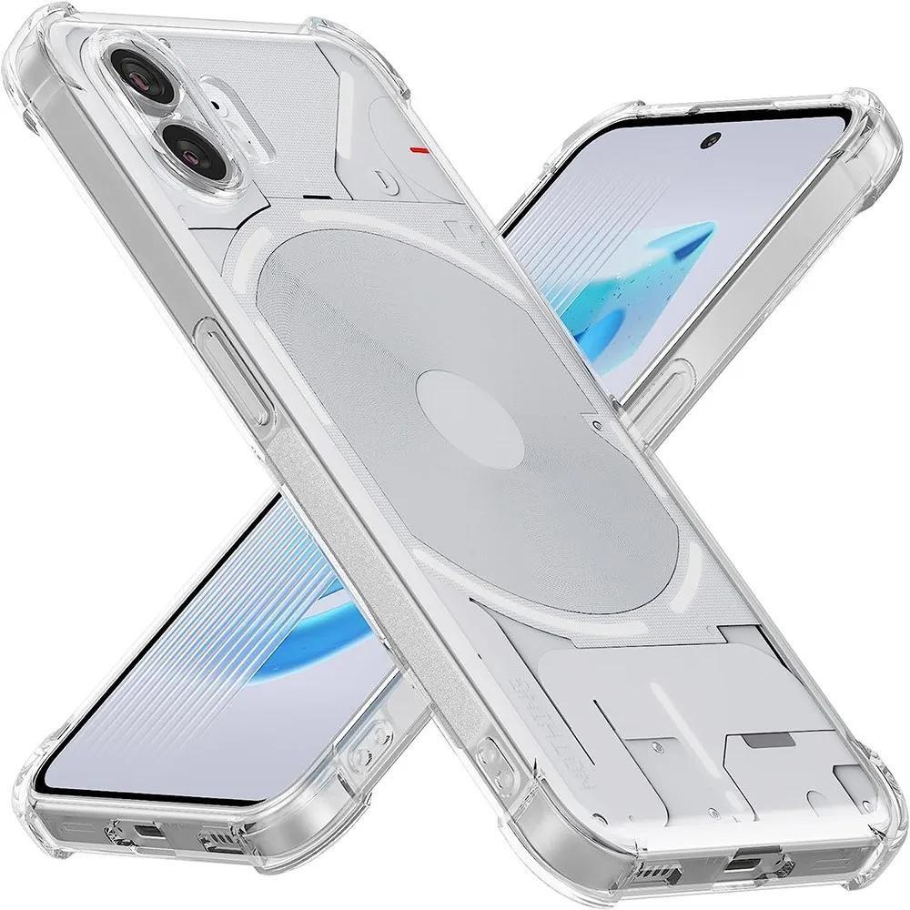 Clear Case For Nothing Phone 1 2 2A One Two Thick Shockproof Soft Silicone Phone Cover No Thing Phone1 Phone2 2A Coque