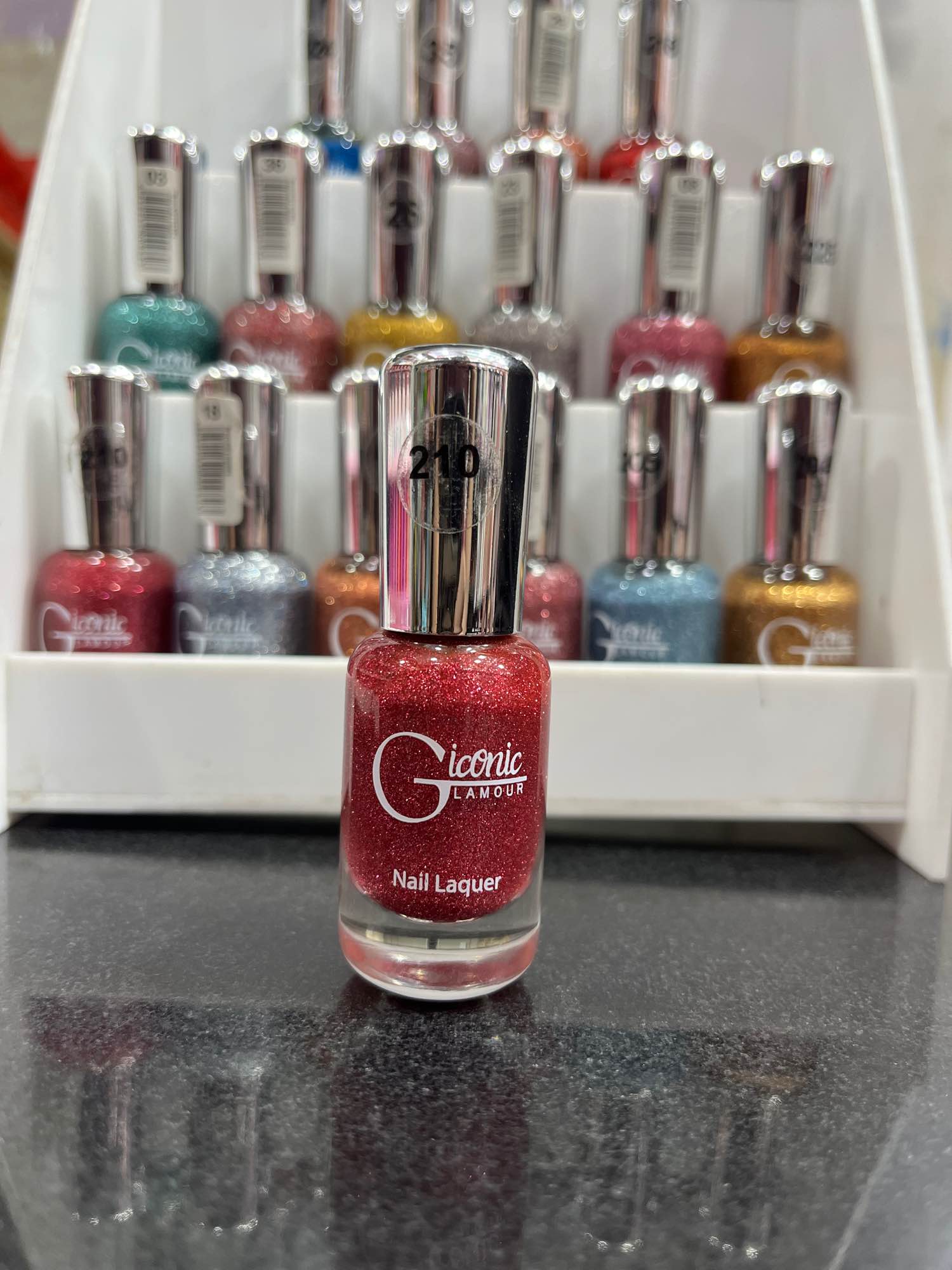 Glamour Iconic Glitter Nail Polish – Long Lasting & Quick Dry