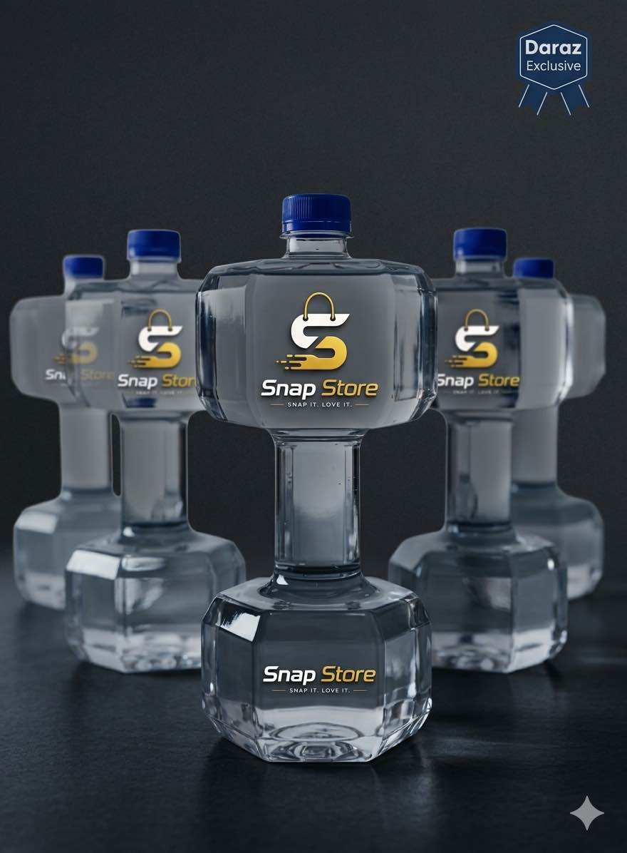 1.5L Dumbbell Water Bottle Gym Fitness – Sports Workout Bottle, Leakproof Big Capacity Hydration Bottle