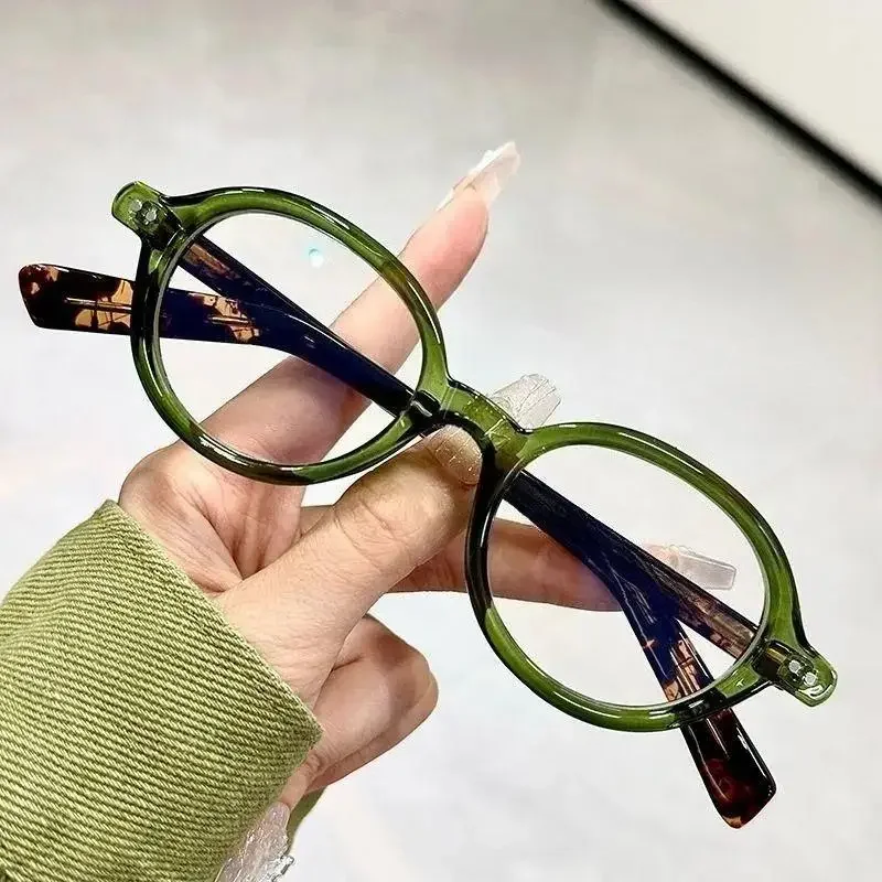 Trendy Small Oval Reading Glasses Men Women Ultralight Far Sight Eyeglasses Unisex Fashion Presbyopia Prescriptions