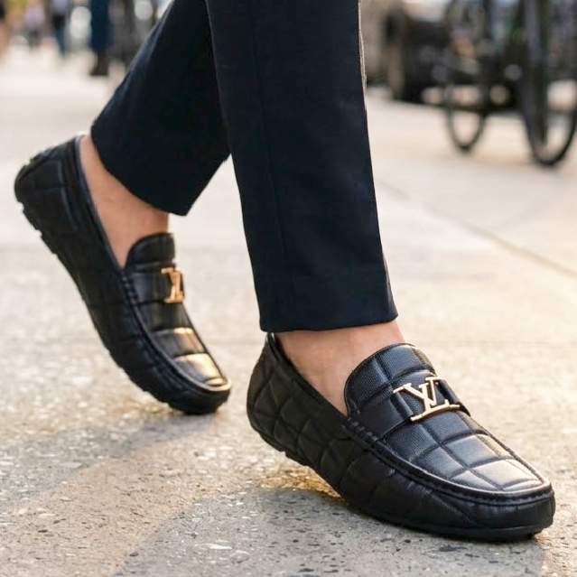 Mens Alligator Nylon Loafers Shoes Casual Winter Rain Shoes for Mens Soft & comfortable Rubber Mocassions