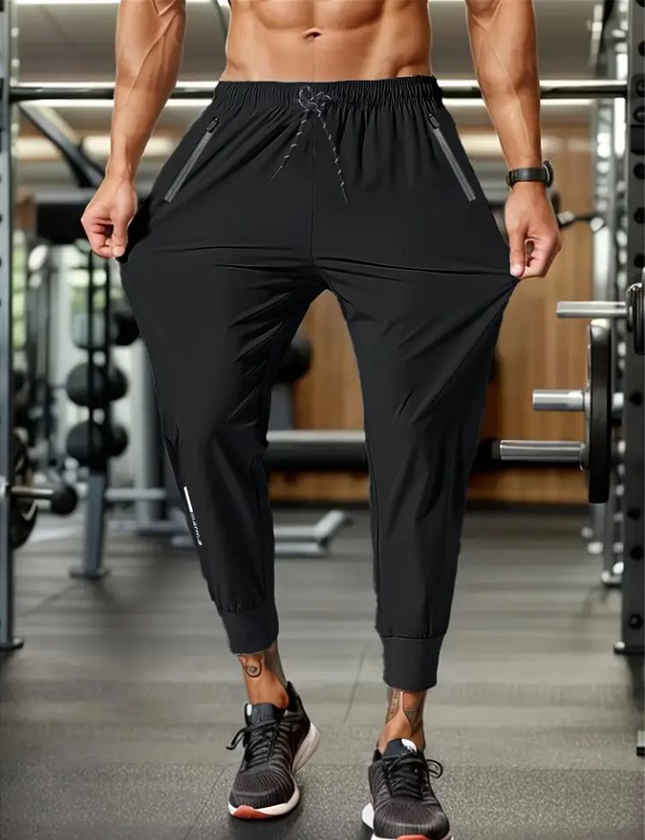 🔥1 PC IMPORTED COMFORTABLE & FLEXIBLE SWEATPANTS , MEN'S REGULAR FIT CUFFED TROUSERS FEATURING & POCKETS , IDEAL FOR SPORT'S & OUTDOOR ACTIVITIES , TRENDY IMPORTED 4 WAY STRETCHABLE PANTS FOR MEN