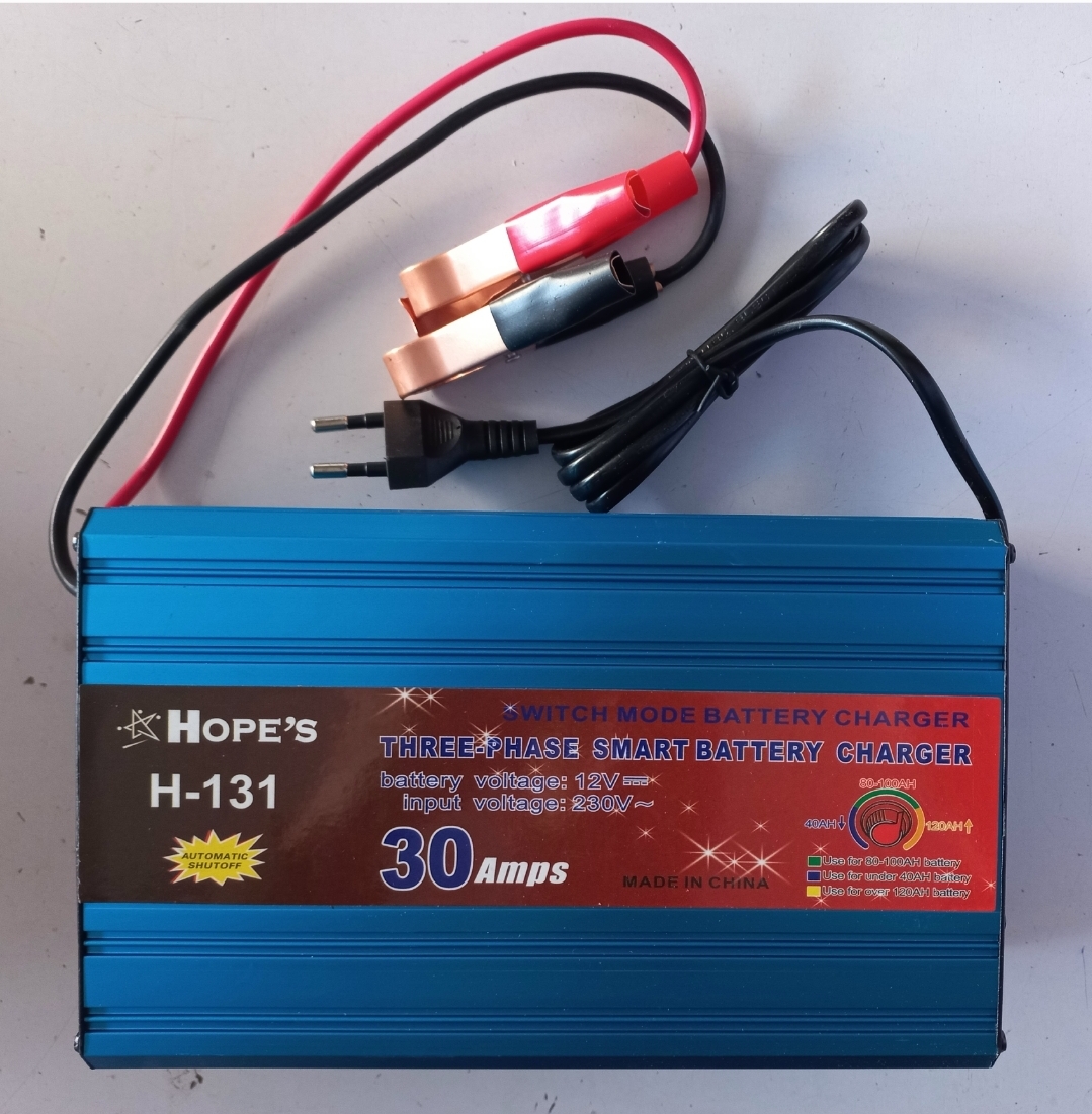 Three Phase Smart Battery Charger 30 Amp Switch Mode Battery Charger