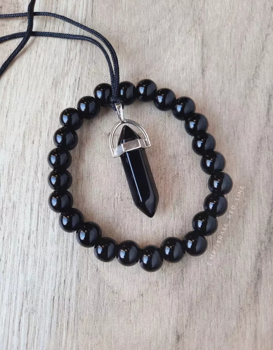 3PS/HOT SELLING  JEWELRY DEAL FOR MEN /WOMEN -TOP FASHION HIGH QUALITY SIX SIDED NATURAL BLACK PERSIAN STON PANDANT/ LOKCKET +STAINLESS STEEL BLACK TITANIUM HEART BEAT RING+ NATURAL BLACK BEADS BRACLET FOR BOYS AND GIRLS -FASION JEWELRY FOR UNISEX