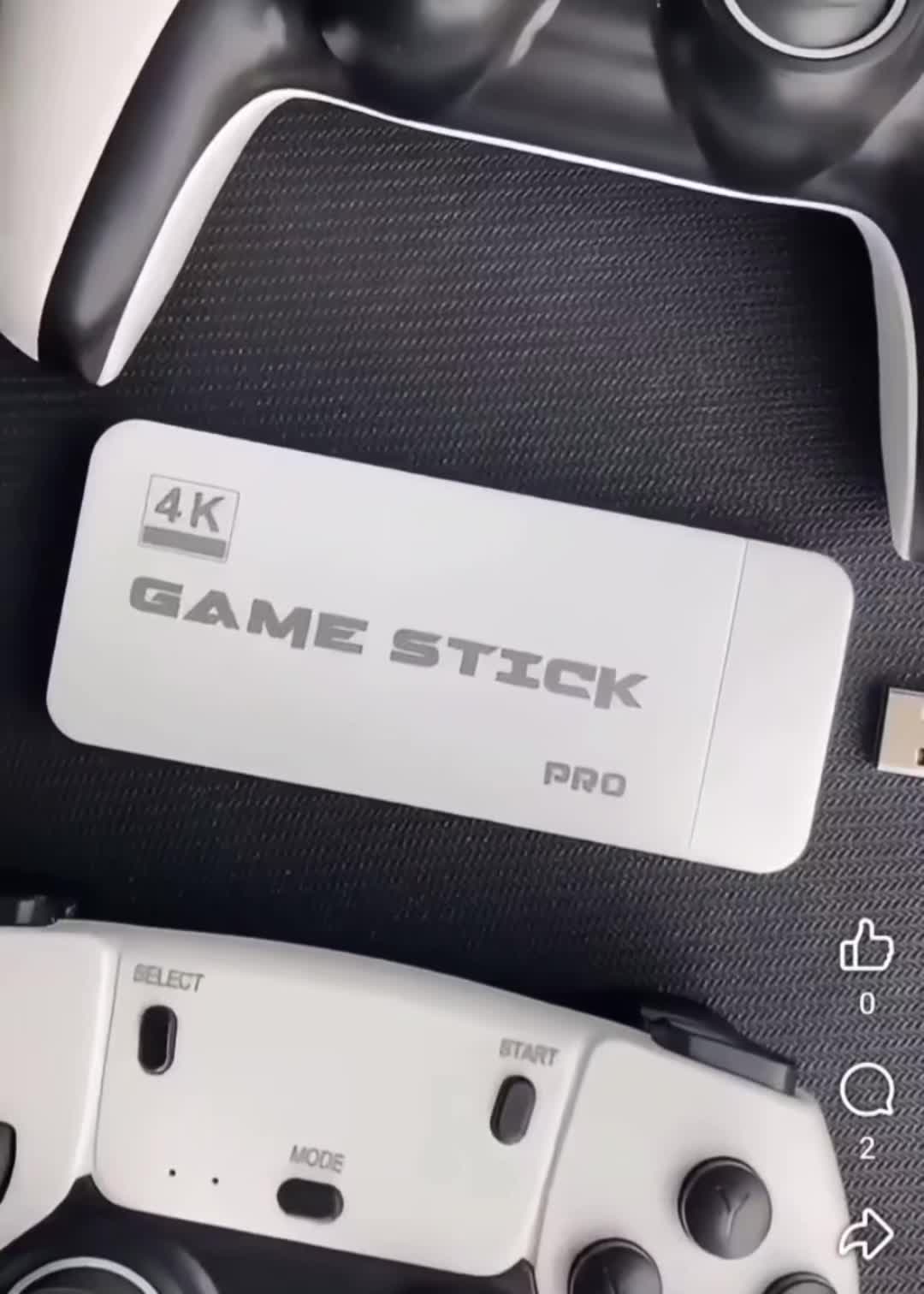 đŽ đŽ Confiavel M15 Pro Retro Game Stick, 4K HDMI Output & Wireless Controller Video Game Console 64 GB with Cadilac and Dinosaur, Tekken 3, Mario Contra, Other Retro Games