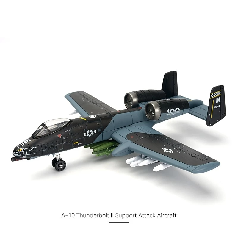 Series Building Blocks A-10 Thunderbolt II Support Attack Aircraft Model F14 Tomcat Fighter Toys Kids Boy Birthday