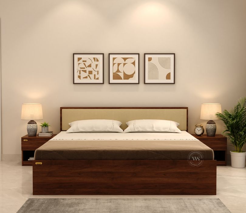 Clemency King Size Bed Without  Side Tables