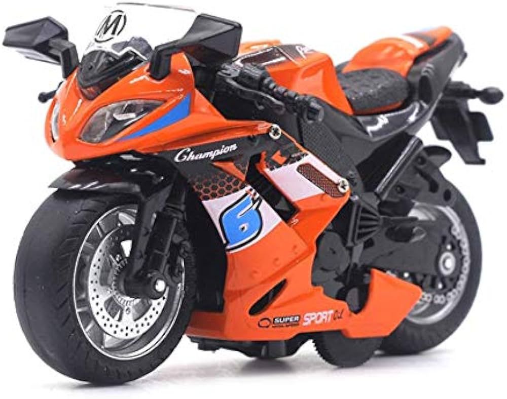 R1 Diecast Metal Bike 1:14 Die-cast Model With Lights and Music