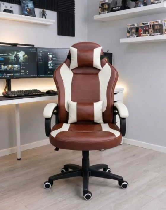 Gaming chair/Ergonomic office&Gaming chair/Lumbar&Neck support/360° Swivel/Reclining Computer chair