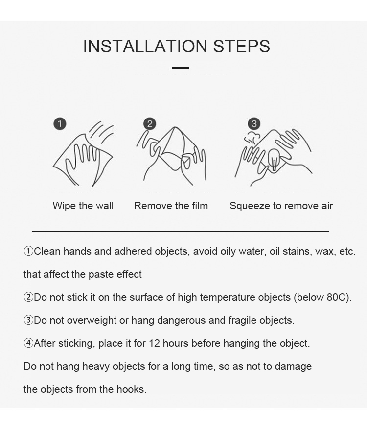 Self-Adhesive 6-Hook Wall Rail - photo 7