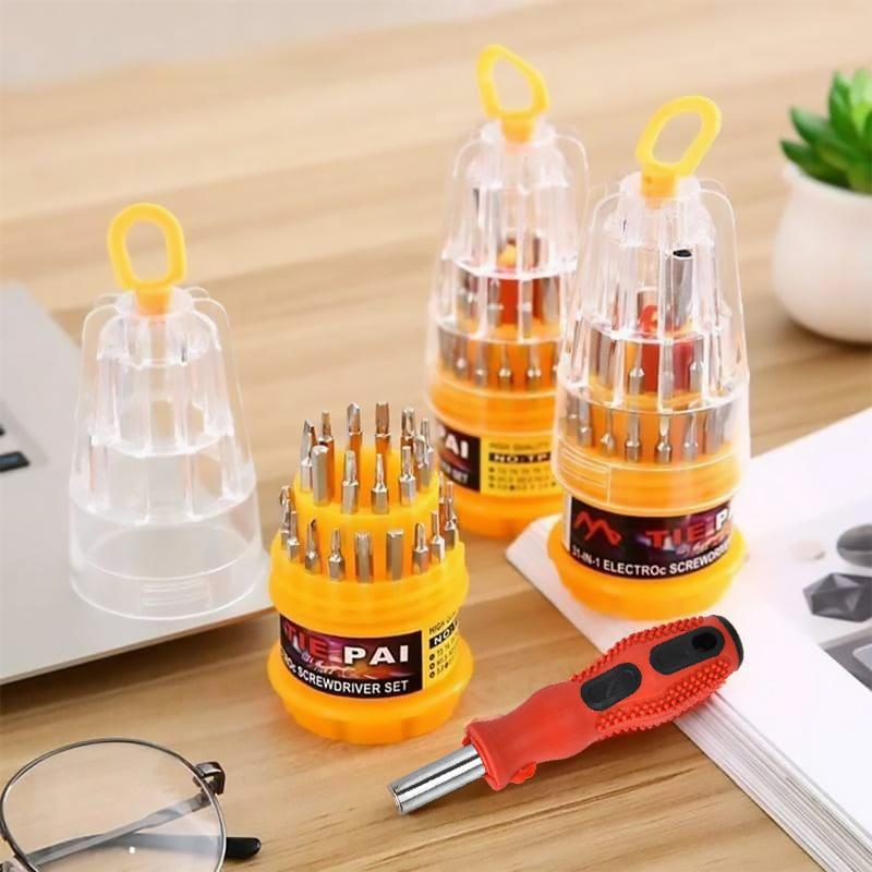 Pocket Precision Screwdriver Set - 31 in 1 Professional Precision Screwdriver Set for Electronic Repair Hardware Tool Mobile Phone Repair Tools Kit Multipurpose Precision Hardware Screwdriver Hand Tools Set