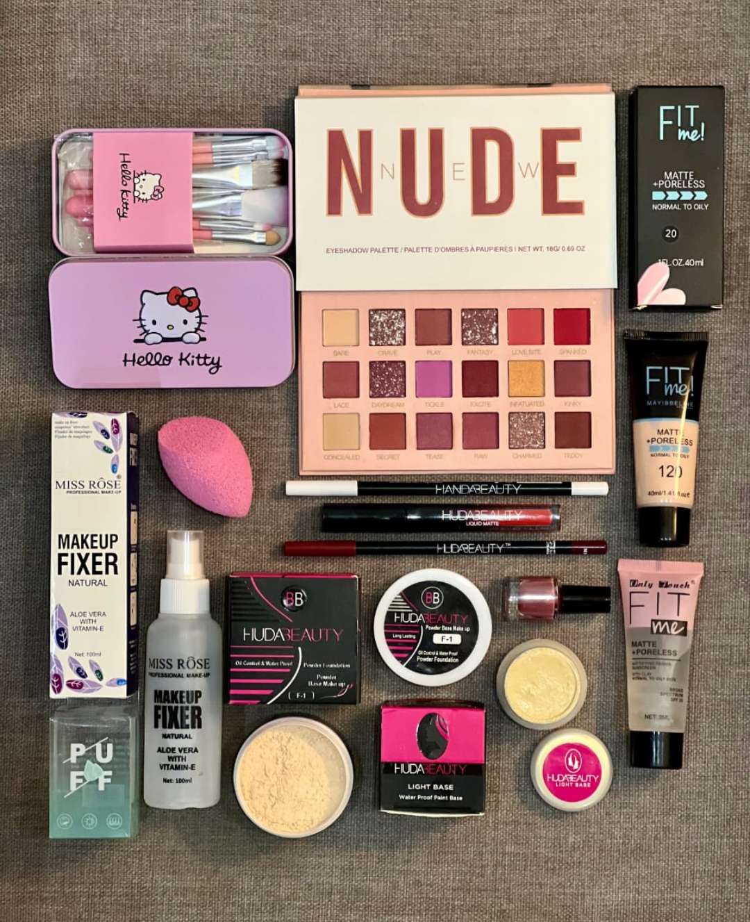 Affordable Makeup Deal| High Quality Makeup Set|Professional Makeup Bundle|Beauty Kit| Face & Eye Makeup Combo|Cosmetics|Full Makeup Pack|Eid Deal |Brush Set |Eyeshadow Kit |Fixer |Puff |Pencils |Loose Powder |Gloss |Base |Nail Polish |Primer | Gift set