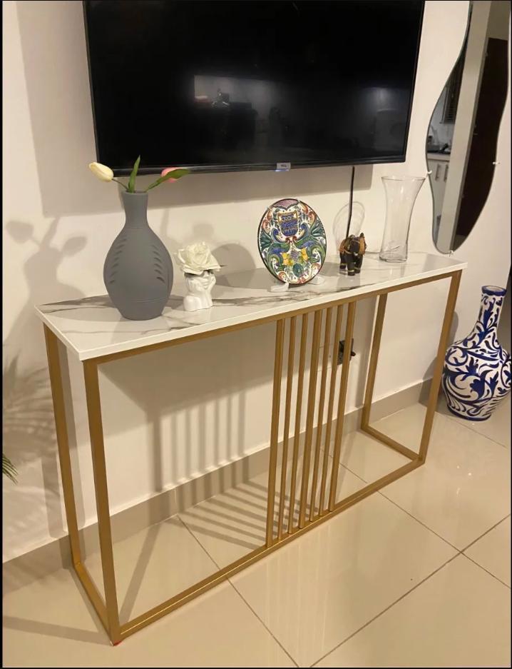Luxury stylish fancy  Marble console Table