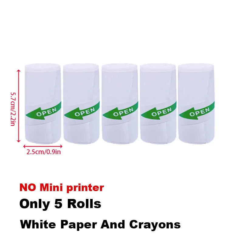 Mini Printer Bluetooth Pocket Thermal Printer Inkless Portable Sticker