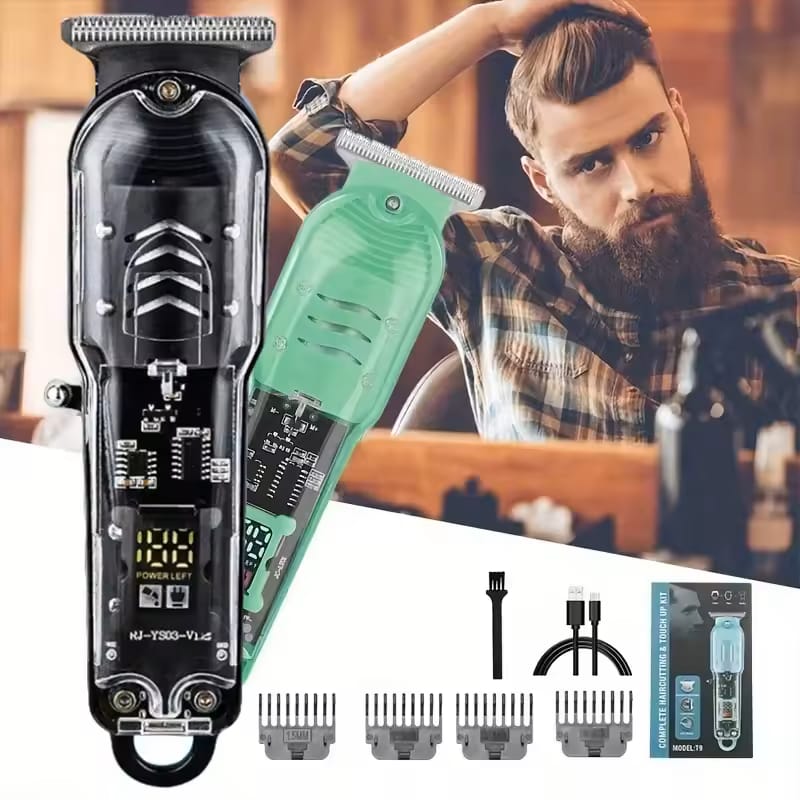 Transparent Beard Hair Trimmer