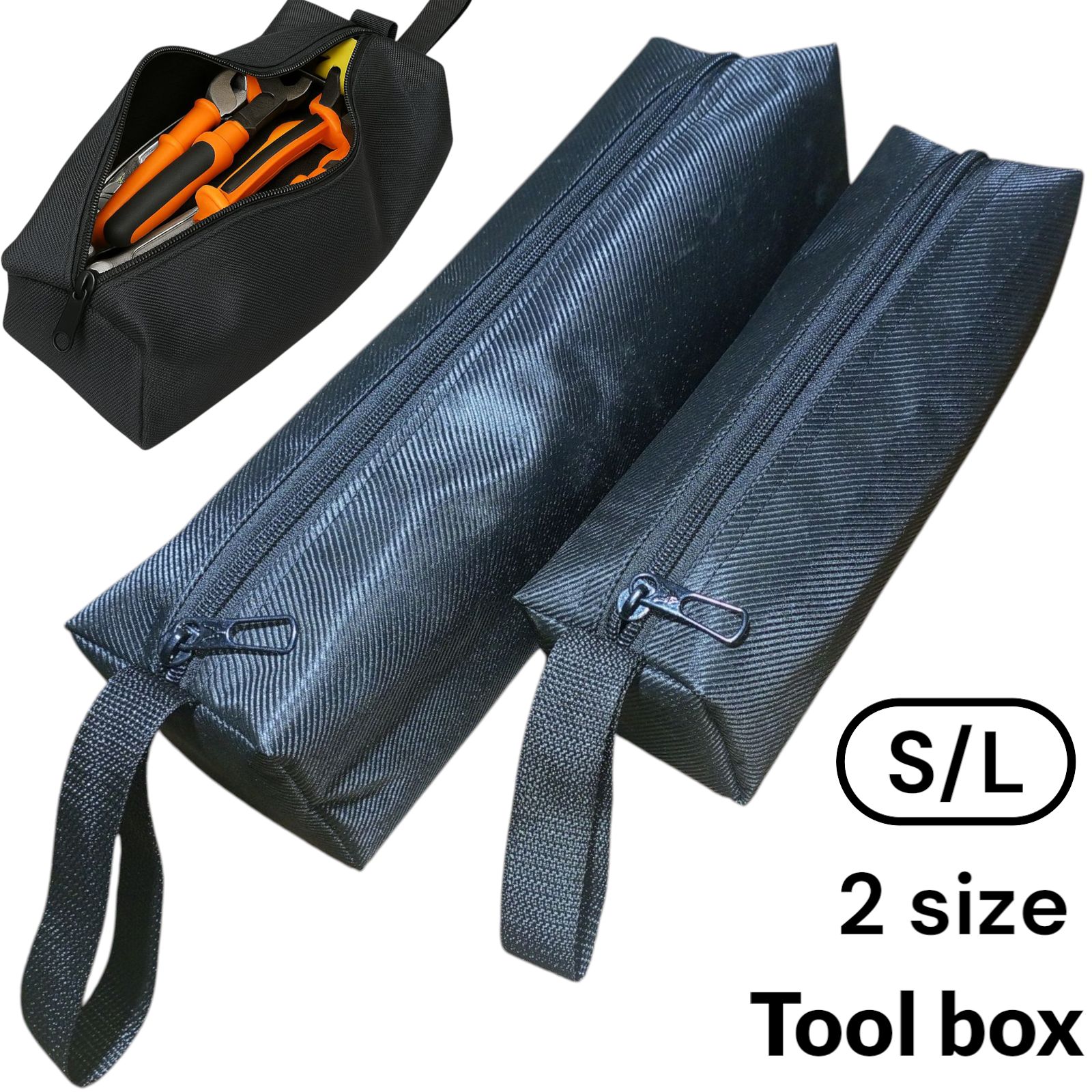 Tool Box Cover for Home, Bike, Car -Compatible with Tools Box, Tool Bag, Tool Box Set, Toolbox & Tools Set for Electric & Kids - Protective Storage Bag - tools box empty / tool box toolbox - tools set for home
