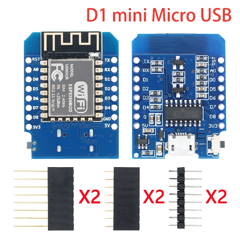 D1 Mini TYPE-C/MICRO ESP8266 ESP-12F CH340G V2 USB D1 Mini WIFI ...