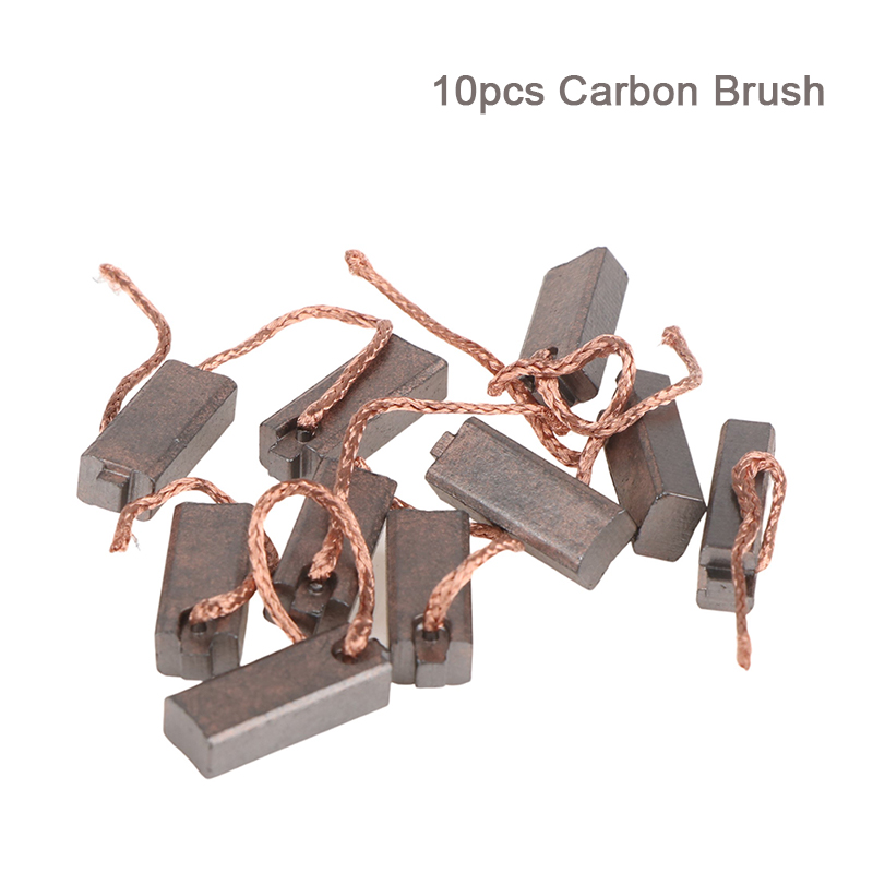 2 Pcs 7mm x 11mm x 15.5mm Electric Replacement Motor Carbon Brushes