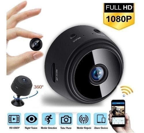 A9 Mini WiFi Camera 1080P HD Wireless Security Camera – Smart Home Indoor Camera with Mobile Phone App Remote Monitoring, Compact Portable Camera for Home, Office, Shop & Baby Monitoring