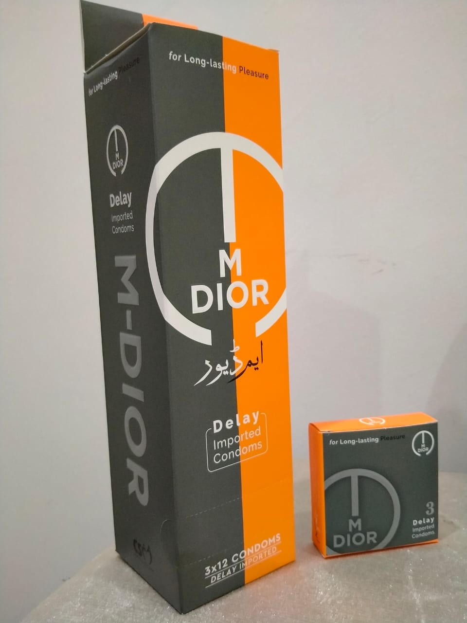 Mdior Delay Imported Condoms - 03 Pieces in 01 Pack