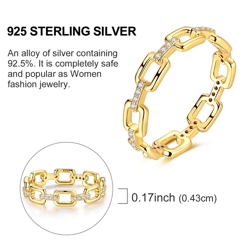 Original 925 Silver Ring Sparking Infinite Love Starry Night Rings For Women Girls Jewelry Birthday Anniversary Engagement 