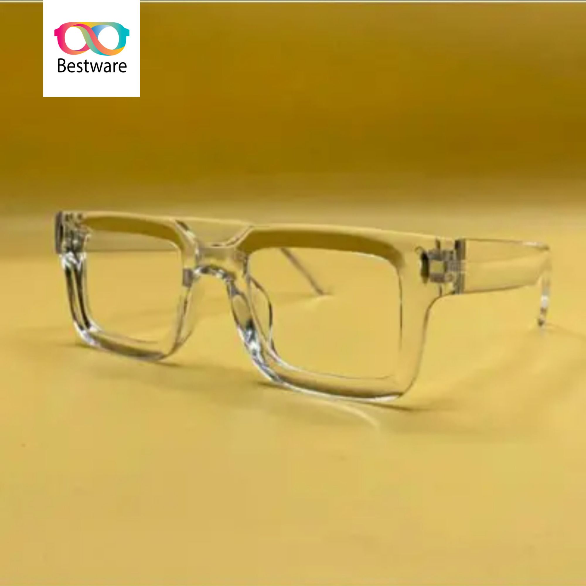 Transparent Glasses for Men/Women.Clear Lens Glasses Frame Optical .  Transparent Sunglasses. Retro Style Sunglasses.