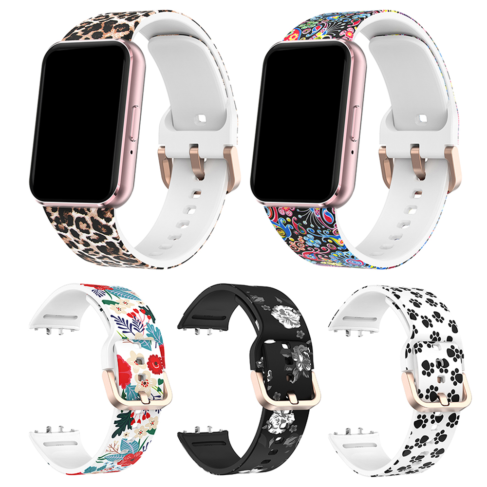 Printed Band for   Fit 3 Strap Accessories Sport  Belt Silicone Bracelet Correa for   Fit3 Bands