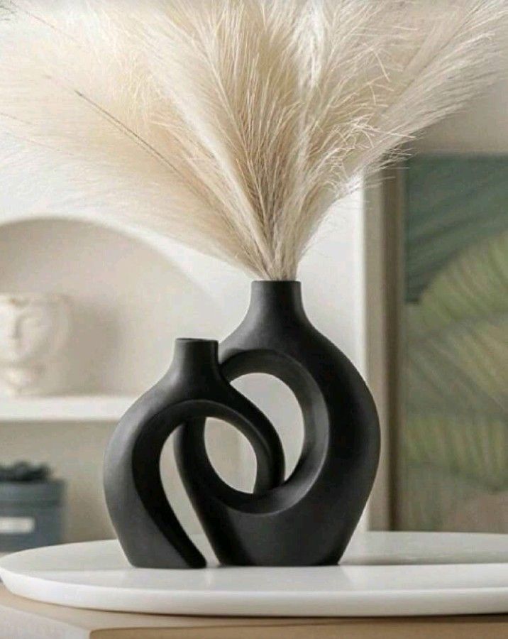 Set of 2 Vase  l Couple vase l mini flower beautiful concrete vase