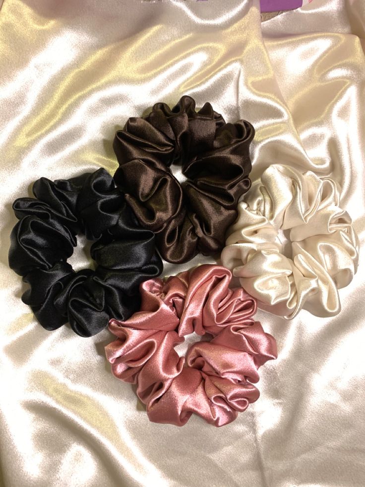 Scrunchies for Girls High-Quality Silk Premium Hair Bands Pack of 1
