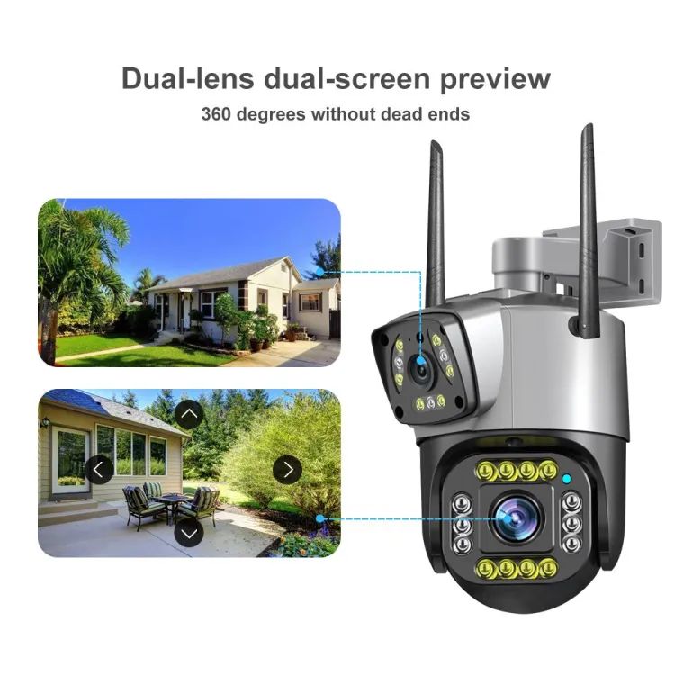 WIFI WATER PROOF HIGH RESOLUTION DOUBLE LENS CAMERA