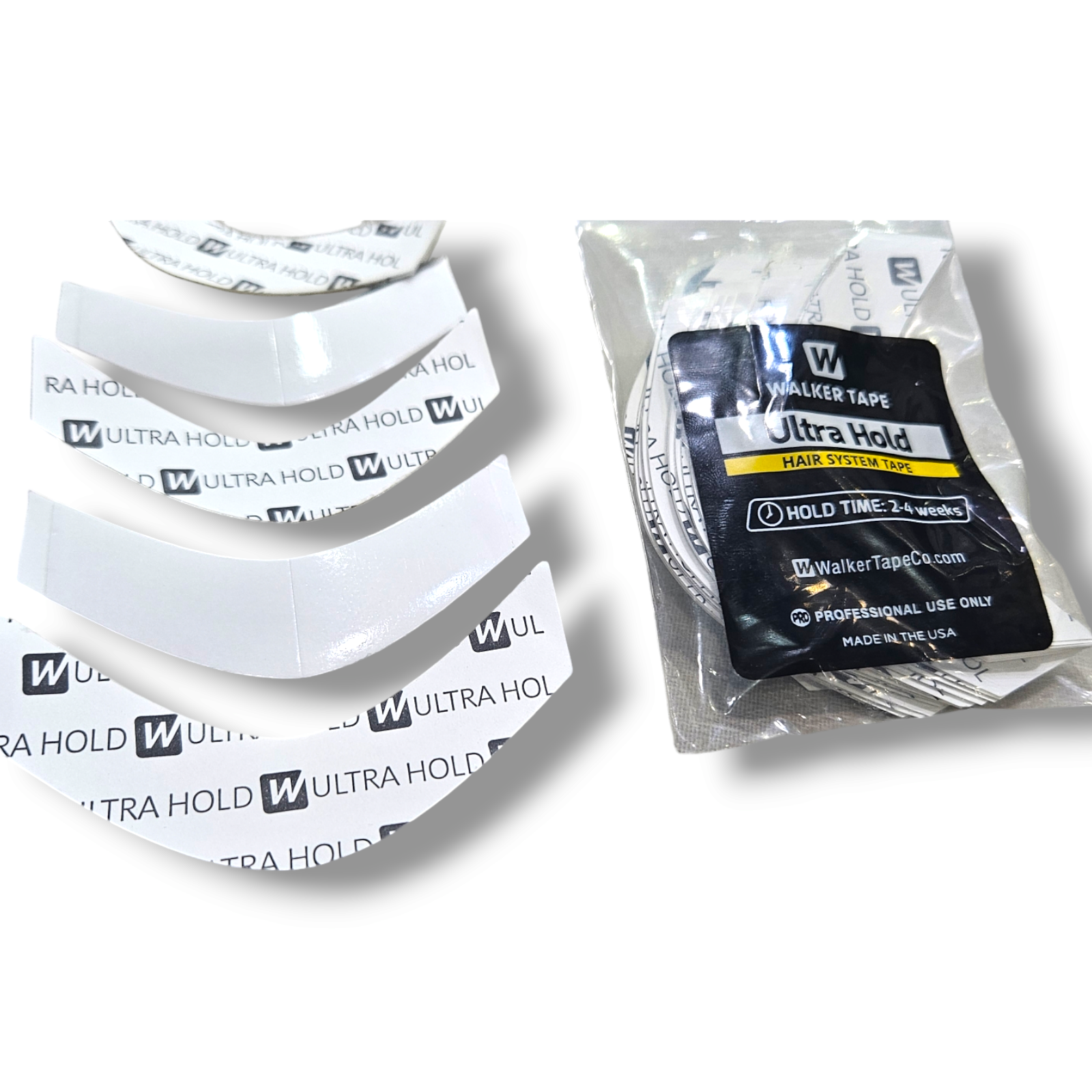 Hair System Tape Strips V-Shape - Ultra Hold Double-Sided Adhesive for Toupee, Hair Patch, Lace Wig & Tape Extensions - 20 / 36 Pcs