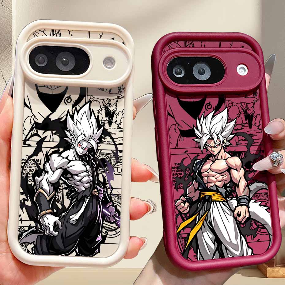 D-Dragone Balle Cool Anime Cover For Google Pixel 10 9A 9 8A 8 7A 7 Pro XL Eyes Ladder Lanyard Soft TPU Fashion Phone Case
