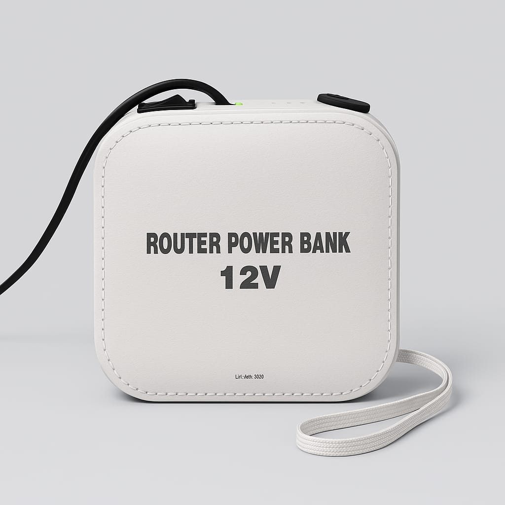 Updated Model WiFi Router UPS Power Bank 12 Volts 2A 4 to 5 Hours Backup