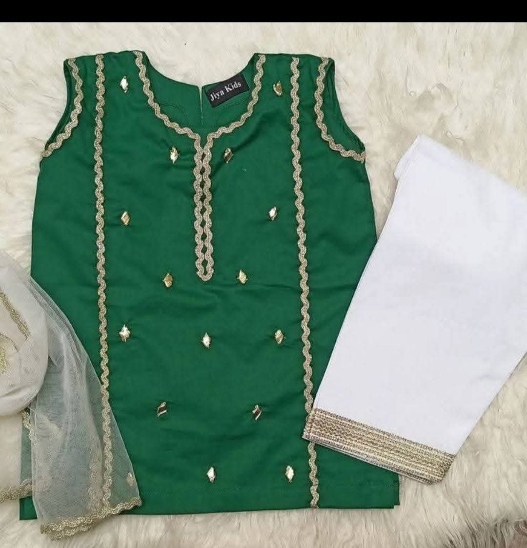 girl's stylish  14 August  2 piece dress collection