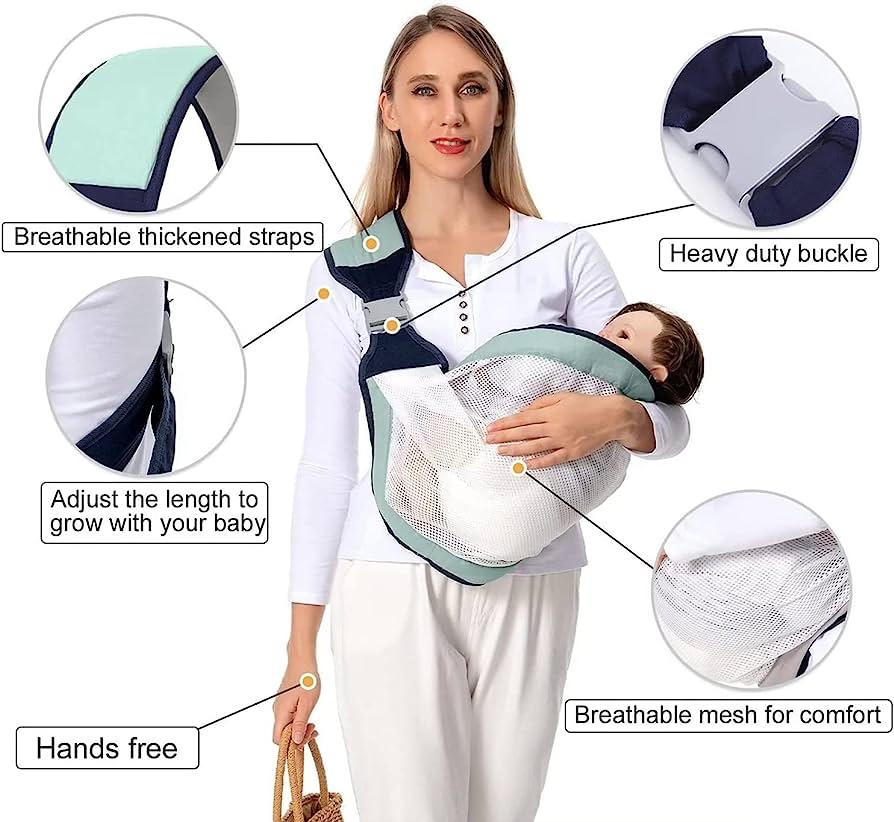 Baby Sling, Baby Wrap Carrier Shoulder Adjustable belt 
Made In china