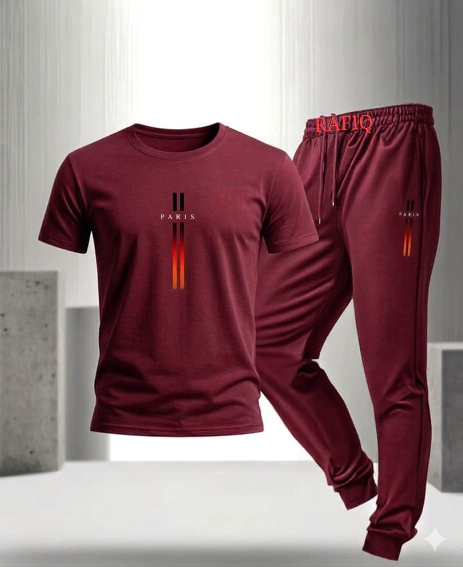 NEW ARRIVAL 2 PC PRINTED SUMMER TRACKSUIT FOR MEN _ SOFT AND COMFORTABLE FABRIC SUMMER TRACKSUIT FOR MEN _TRACKSUIT FOR MEN_ PREMIUM T SHIRT AND TROUSER SET PRINTED SUMMER TRACKSUIT FOR MEN_TRACKSUIT FOR BOYS
