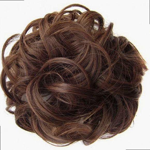 Hair Extensions Synthetic Hair Jura Scrunchie Hair Bun Extension Hairpiece For Women Girls Instant Juda Maker Daily Casual Party Bridal Styling