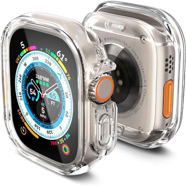 49mm Smartwatch Jelly Case | Transparent Shockproof TPU Protective Cover | Scratch Resistant Flexible Watch Bumper