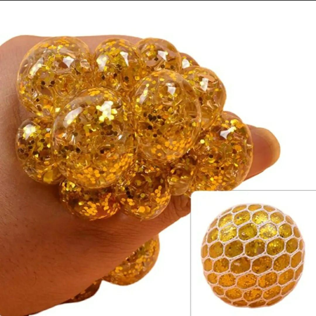 Mesh Squish Ball Toy- Stress Release Toy-Squeezing Grape Mesh Ball-Best Quality